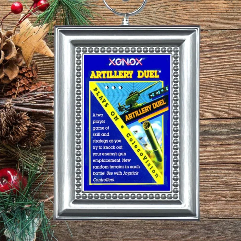 ColecoVision Artillery Duel Video Game‎ Memorabilia Christmas Tree Ornament